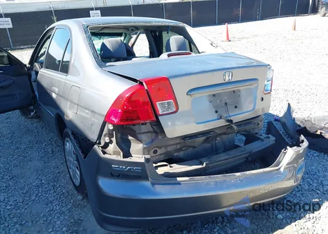 2005 Honda Civic Lx из США, поврежденный, VIN 2HGES16525H525154